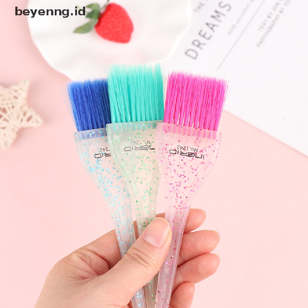 Beyen Sikat Krim Pewarna Rambut Hairdressing Brush Pewarna Rambut Bleaching Sisir Salon ID