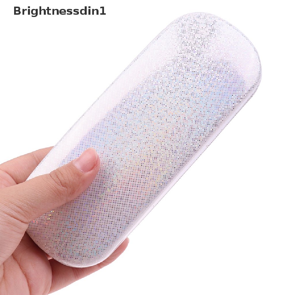 [Brightnessdin1] 1pc Compression PU Leather Myopia Glasses Case Peluru Gesper Kotak Kotak Penyimpanan Butik