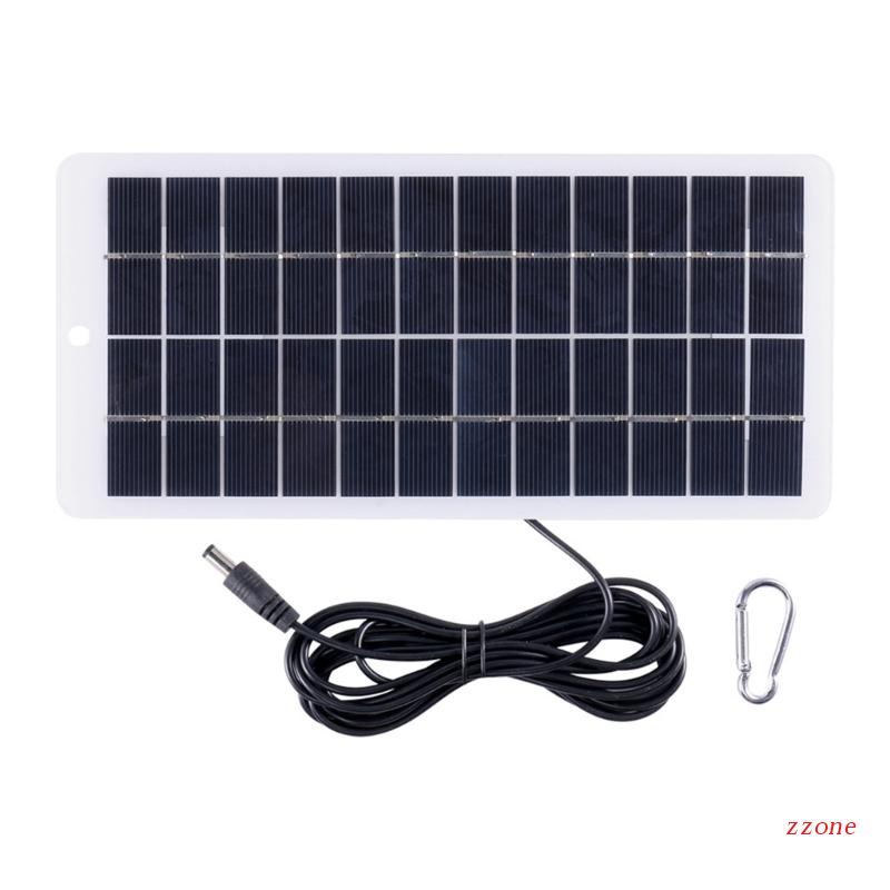 Zzz USB Solar Panel 10W 12V Polysilicon Pengisi Daya Panel Surya Untuk Pompa Lampu Outdoor