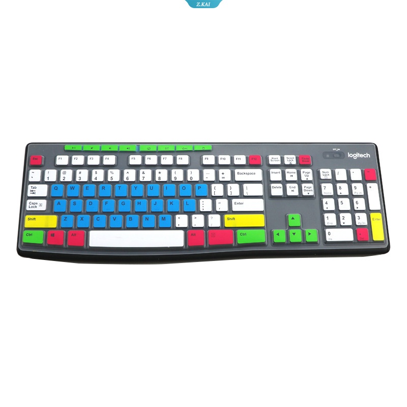 Pelindung Keyboard PC Tahan Air Ultra Tipis Untuk Logitech 15.6 Inch MK270 MK275 MK200 K270 Full Coverage Keyboard Silicone Cover Film Tahan Debu [ZK]