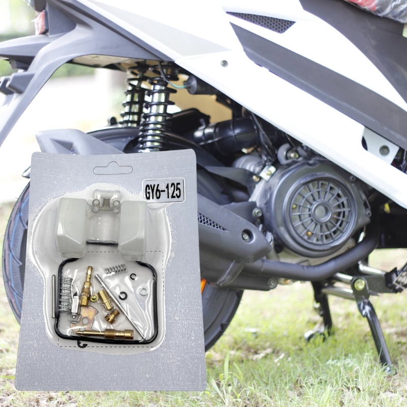 Sun Kit Reparasi Karburator Motor Untuk GY6 125CC Moped Scooter ATV Dirt Bike