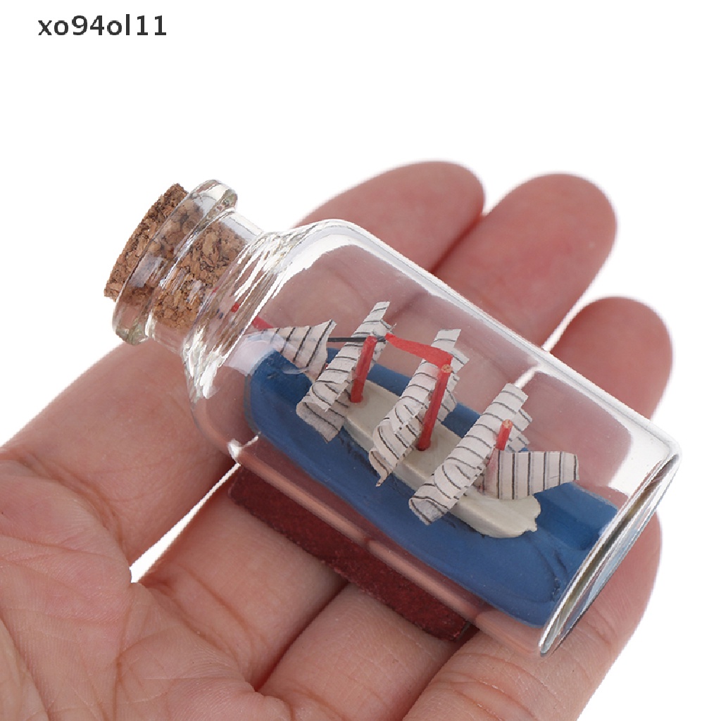 Xo6 * 2.7 cm Rumah Boneka Kaca Drift Botol Miniatur Dekorasi Rumah Mainan Anak OL