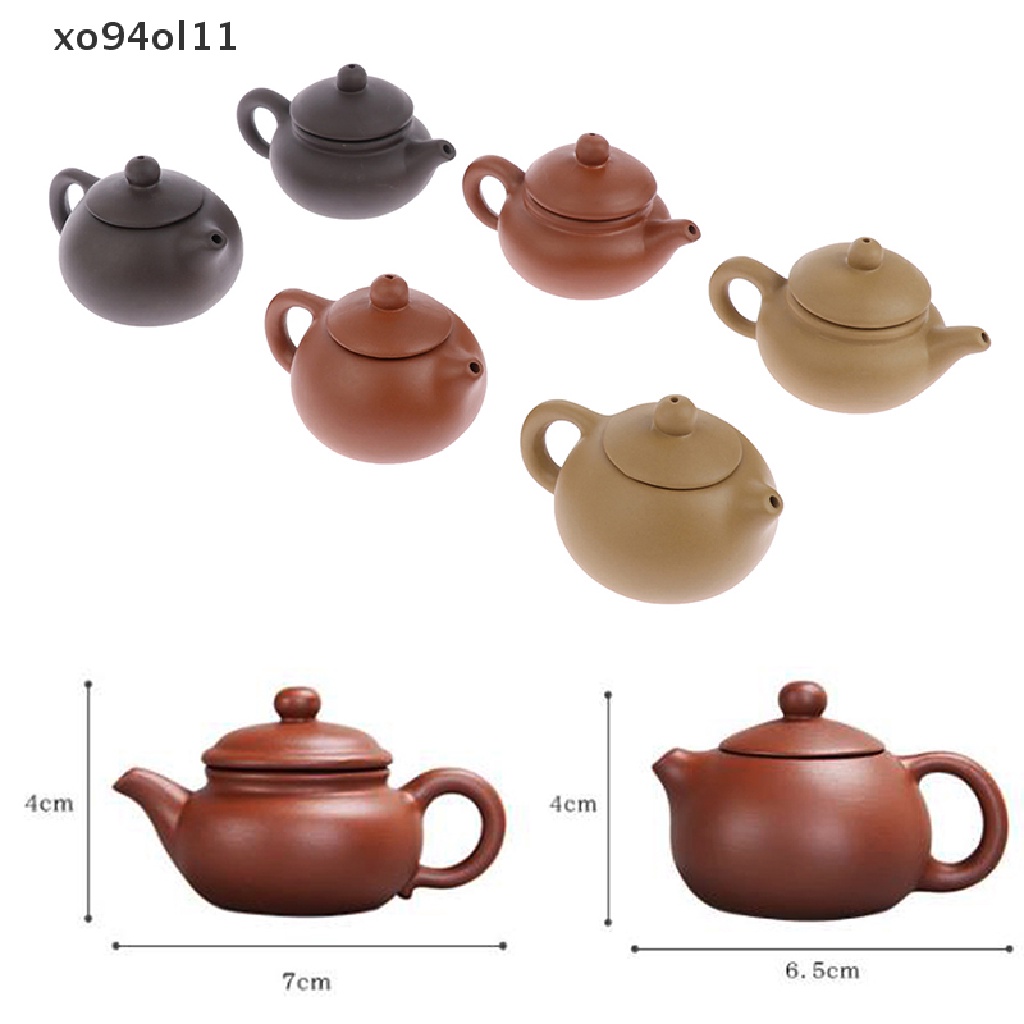 Xo 1Pc Teko Jari Tanah Liat Ungu Teh Saku Pet Tea Set Ornamen Dekorasi Teh OL