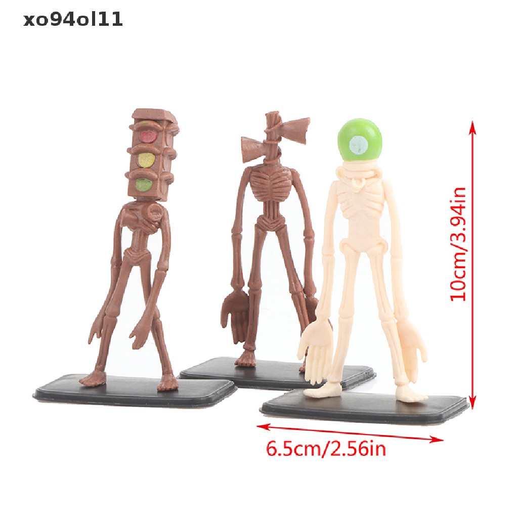 Xo 8Pcs Siren Kepala Mainan Action Figure Sirenhead Horror Model Boneka Patung Hadiah OL