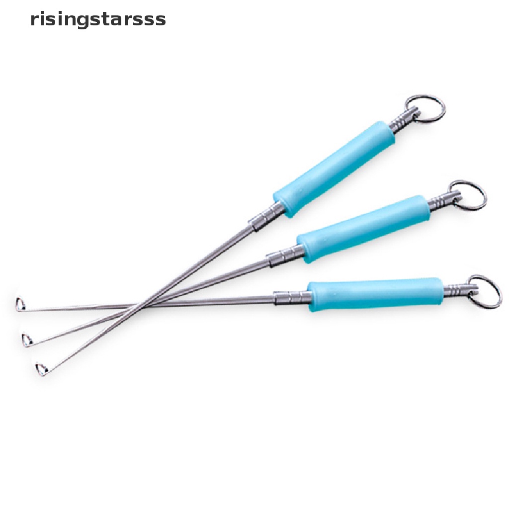 Rsid Span-New New Stainless Fish Hook Remover Extractor Alat Untuk Keamanan Memancing Kail Pancing Extractor Detacher Rapid Decoupling Barang Pancing Jelly