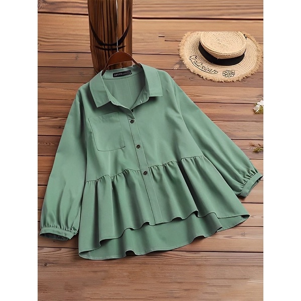 Mota Blouse Kemeja Wanita Big Size Blouse Jumbo Over Size Ukuran S M L XL 2XL 3XL 4XL XXL XXXL XXXXL 2L 3L 4L 5L Kemeja Casual Korea