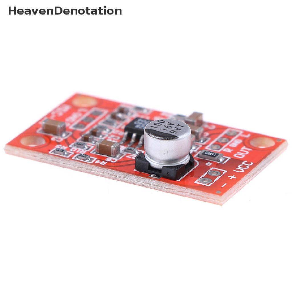 [HeavenDenotation] Ad828 Mikrofon Dinamis stereo preamplifier Papan mic preamp DC 3.7V-15V 12V HDV