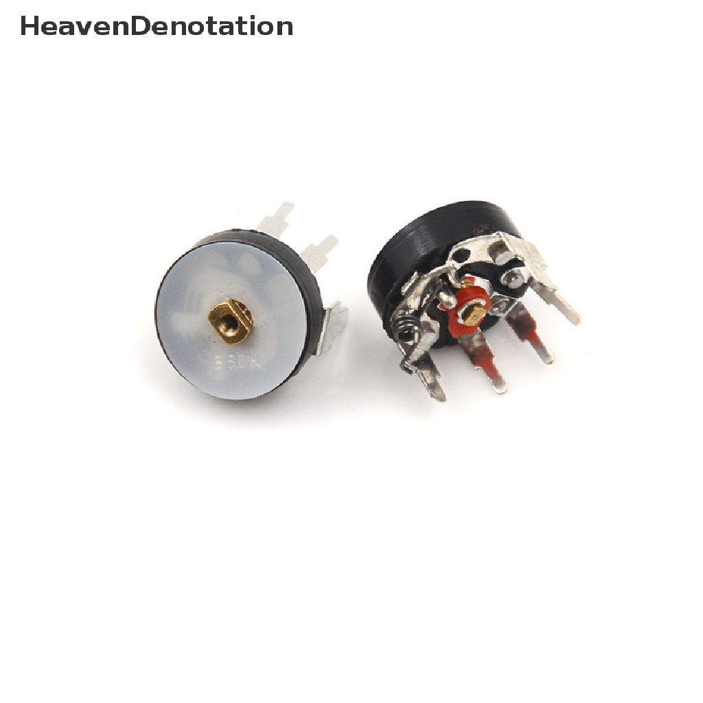 [HeavenDenotation] 10pcs Potensiometer RV12MM 10K 50K Potensio Radio Dengan Switch HDV