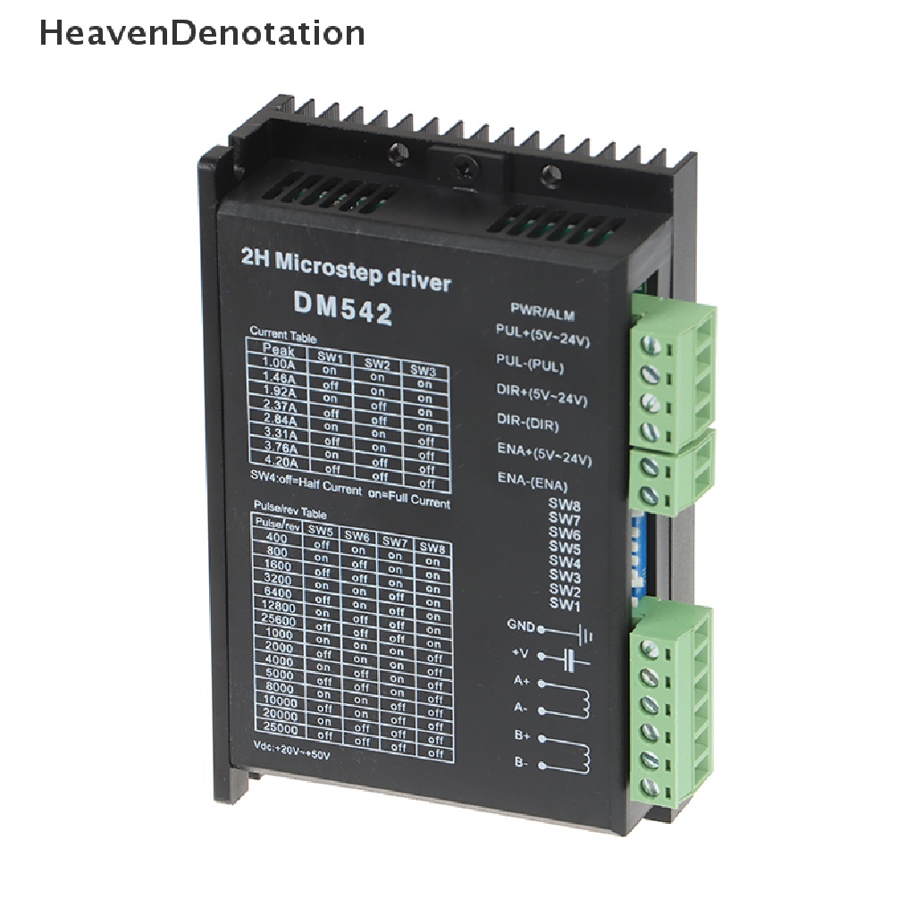 [HeavenDenotation] Dm542 Stepper Motor Controller 2-phase Digital Stepper Motor Driver HDV