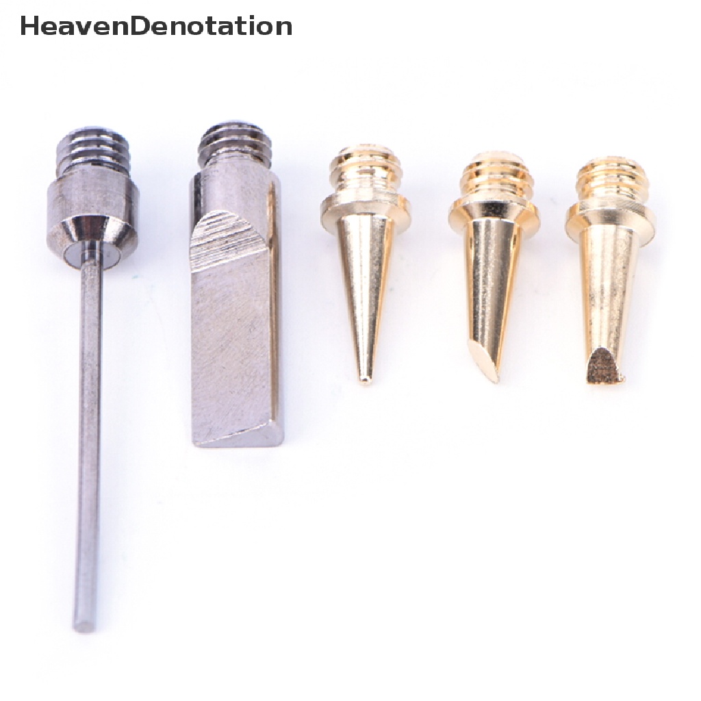 [HeavenDenotation] 5pcs HS-1115K 10in1 Pro Butane Gas Soldering Iron Kit Las Kit Torch Pen Alat HDV