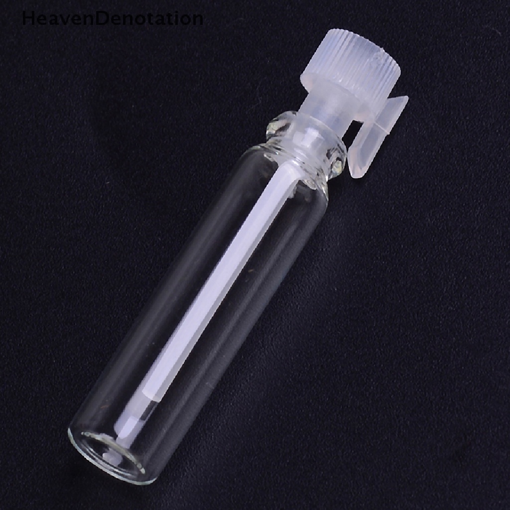 [HeavenDenotation] 10/50pcs mini 1ml Kaca vial Kosong Botol Laboratorium Minyak HDV