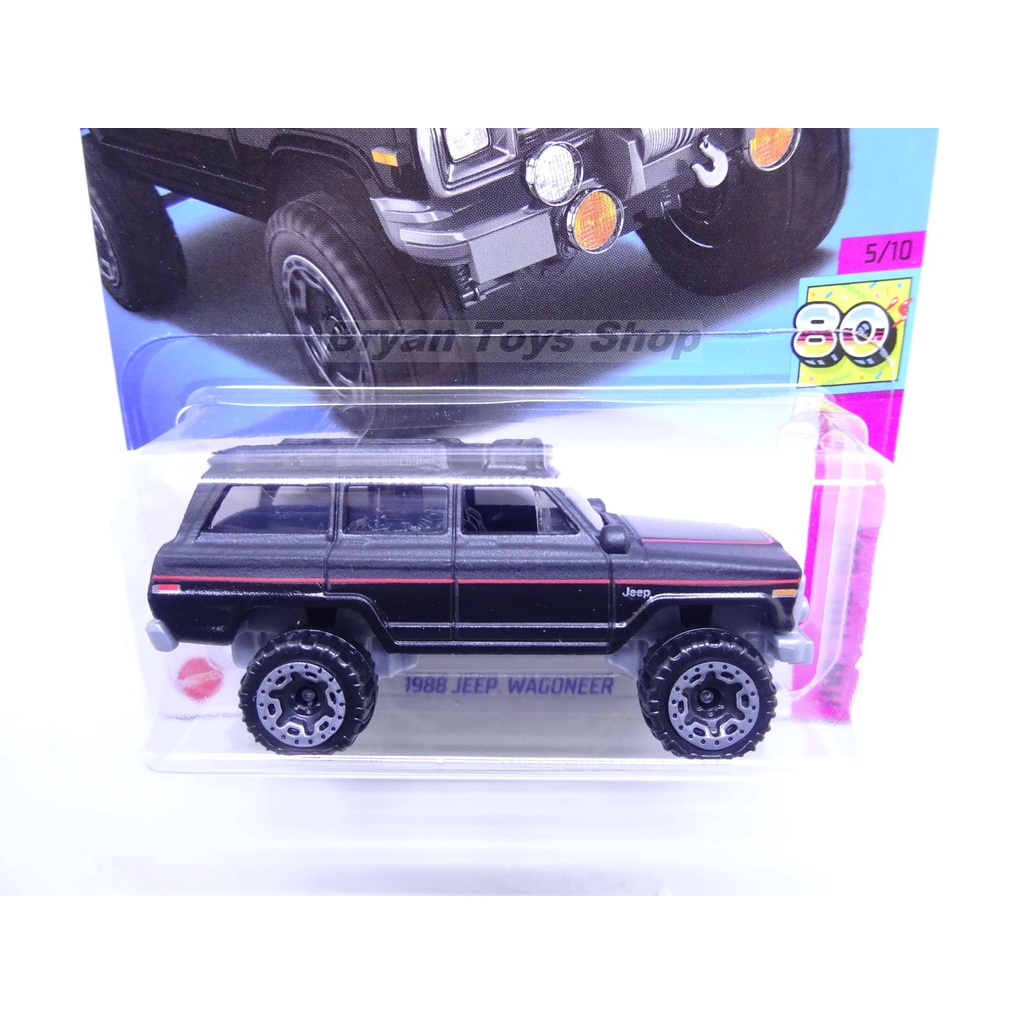 Hot Wheels 1988 JEEP Wagoneer HItam