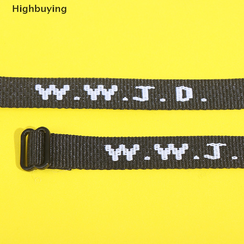 Hbid 4pcs Gelang WWJD Gelang Agama What Would Jesus Do Gelang Alkitab Glory