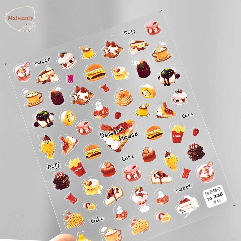 Mxbeauty Stiker Kuku 5D Motif Anjing / Kelinci Gaya Jepang