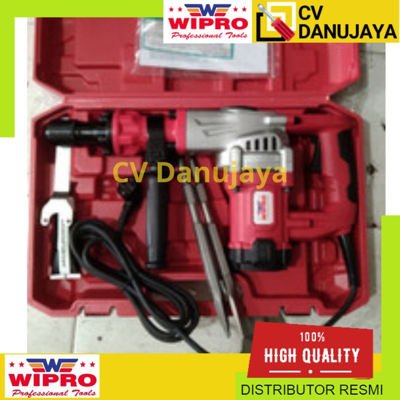 Mesin Bor Penghancur Tembok Cor Bobok Beton W6118 WIPRO