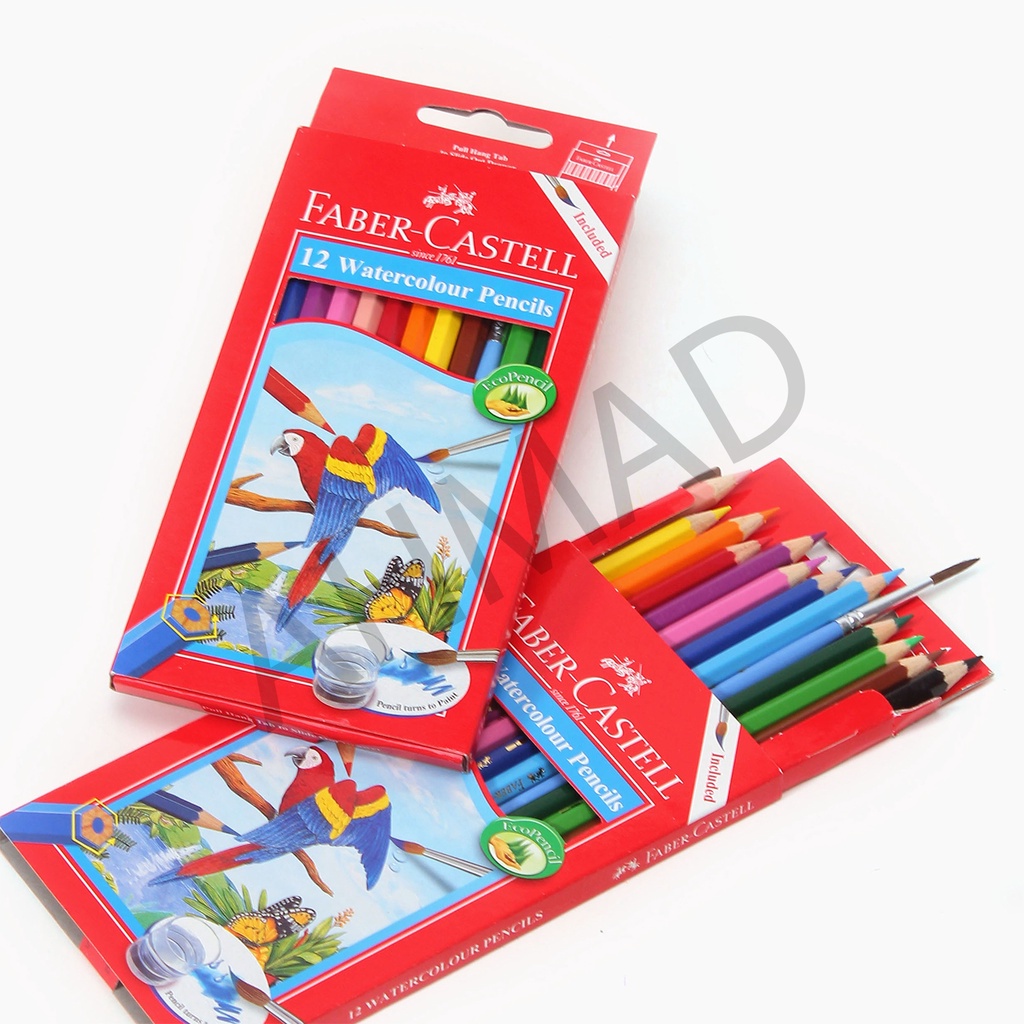 

Faber Castell Pensil Warna WaterColour Pencils 12 Panjang [ SET ]