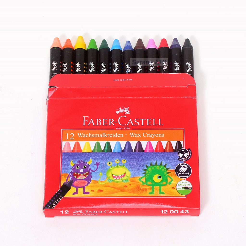 

FABER CASTELL - WAX Crayon Reguler 75mm