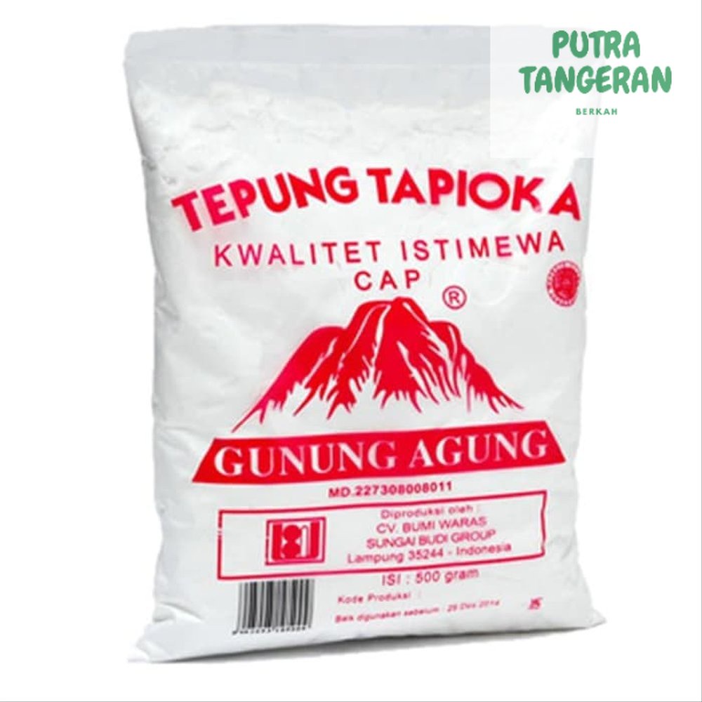 

SUNGAI BUDI Tepung Tapioka Sagu Cap Gunung 500gr