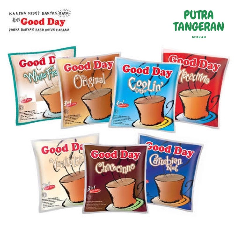 

️KOPI Good Day 3 in 1 Goodday Hot Duet 10 Sachet