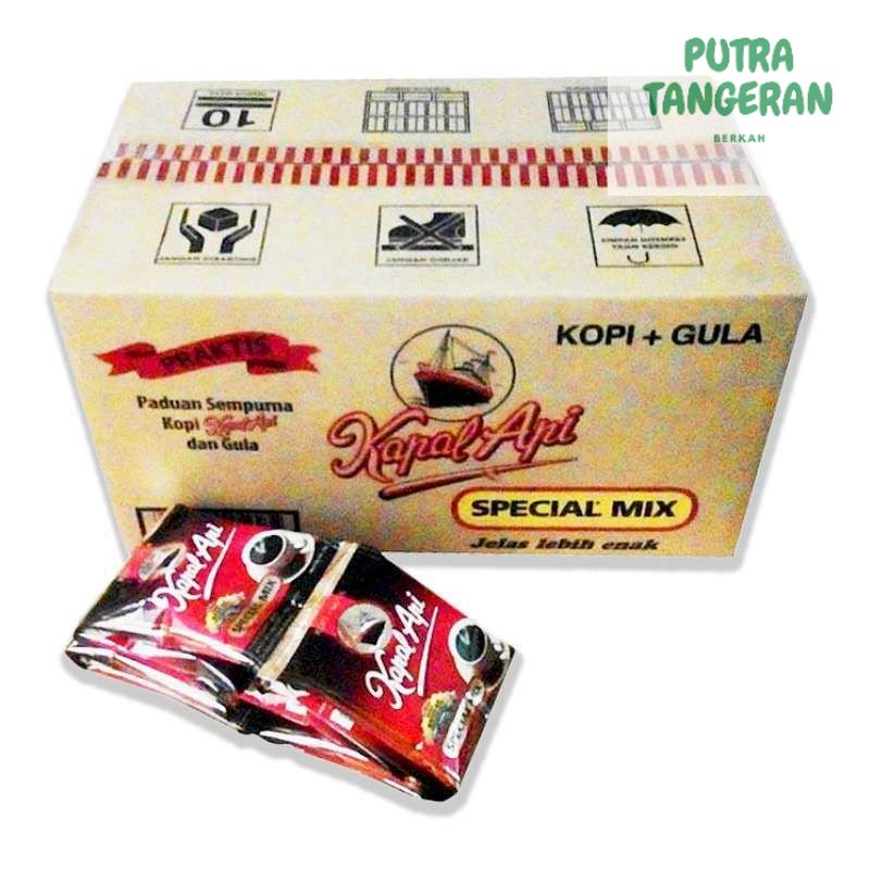 

KOPI KAPAL API SPECIAL MIX 25 gr KOPI ( DUS = 120 pc )