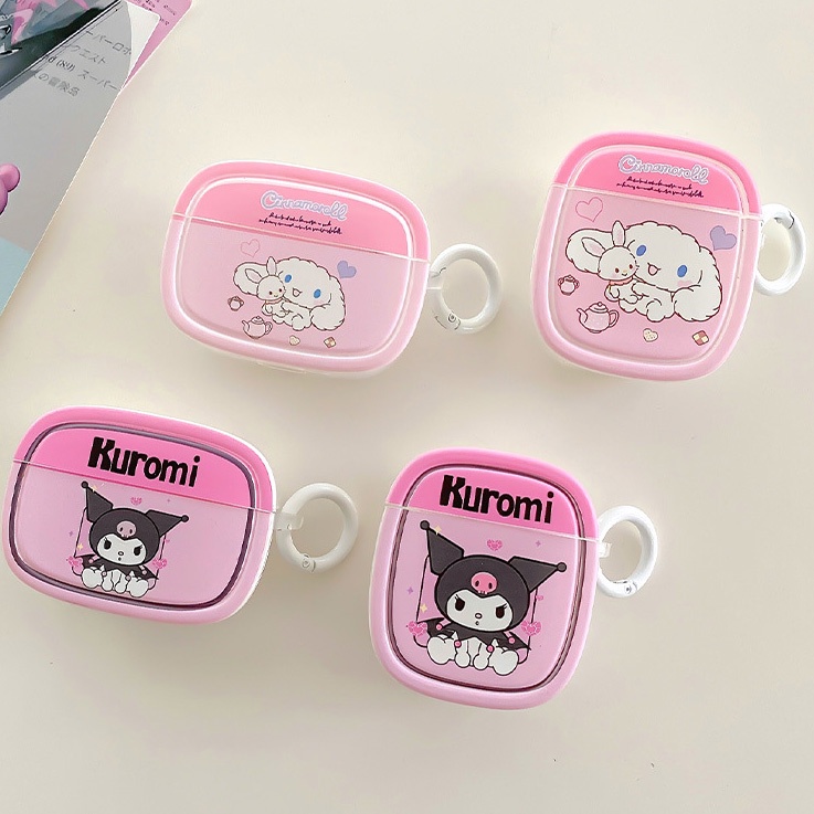 Lucu Kartun Gelombang Earphone Case Untuk Airpods Pro2 1 3 TPU Lembut Headphone Cover Headset Lengan Earbud Bening Penutup Pelindung