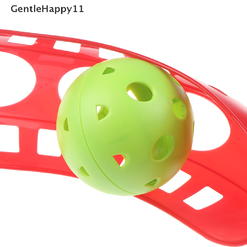Gentlehappy Scoop Ball Set Catching Game Trackball Olahraga Lacrosse Raket Game Mainan Anak id