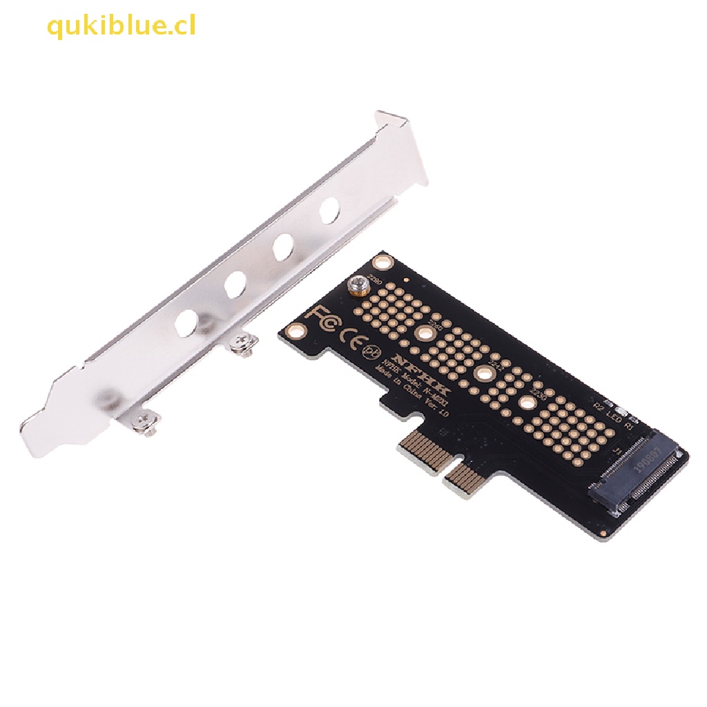 Qukiblue NVMe PCIe x4 x2 M.2 NGFF SSD to PCIe x1 converter card adapter PCIe x1 to M.2 cl