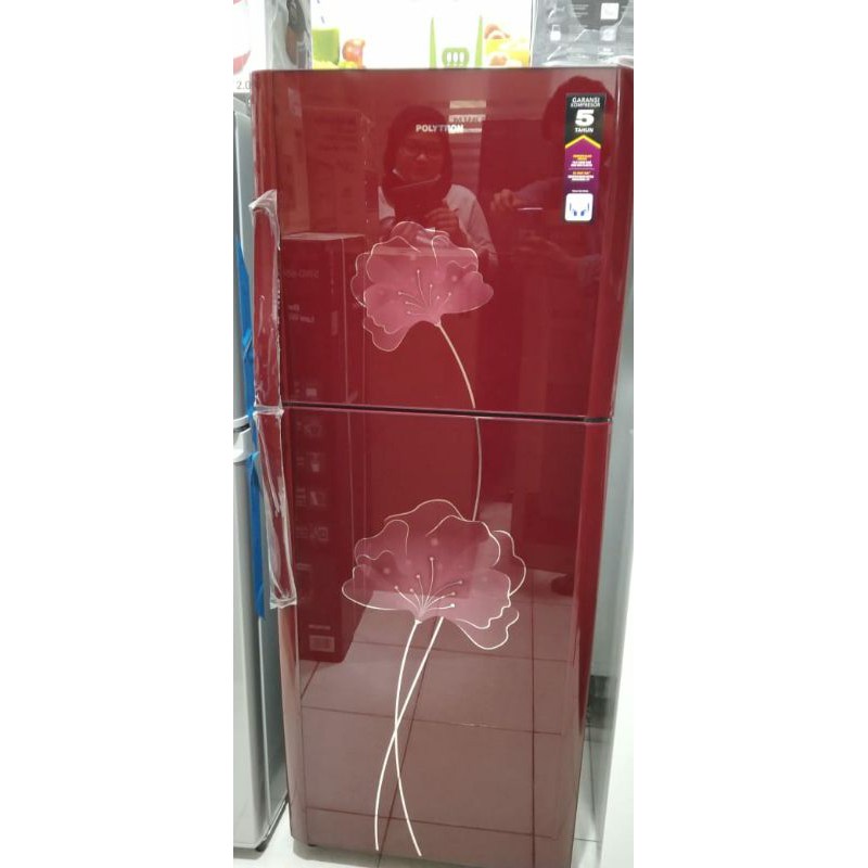 POLYTRON PRM 21BN KULKAS 2 PINTU NEW BELLEZA PRM21BN