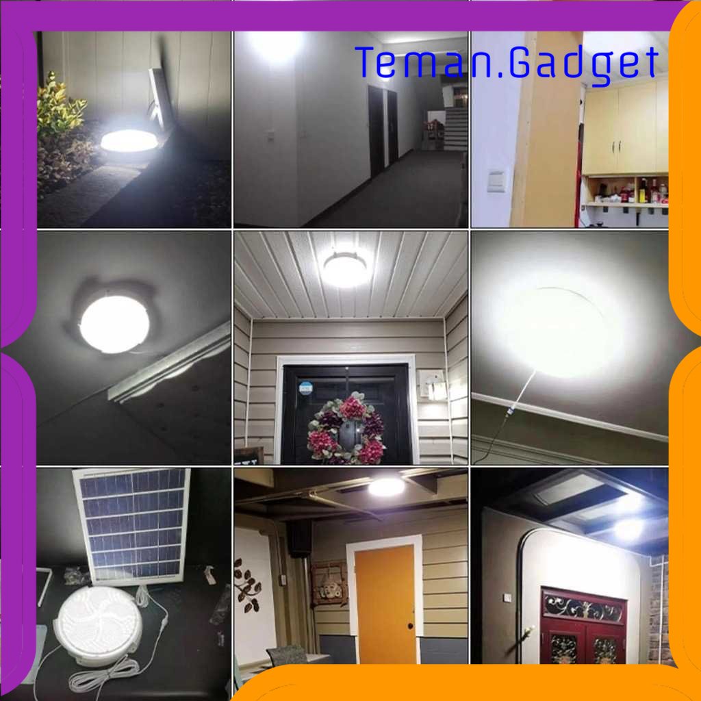 TG - LMP Smuxi Lampu Plafon LED Tenaga Surya Dimmable 100W 24 cm Cool White - SM120