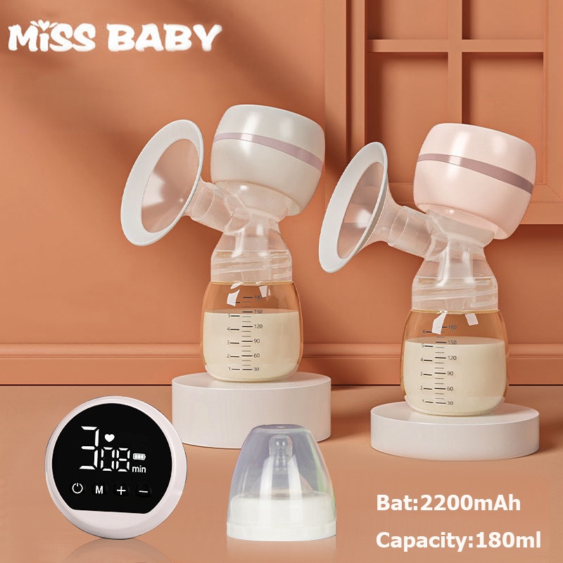 2 In 1 Electric Breast Pump HandsFree Breast Pump Wearable Hands Free Wireless Pompa ASI Portable 3 Mode 9 Level