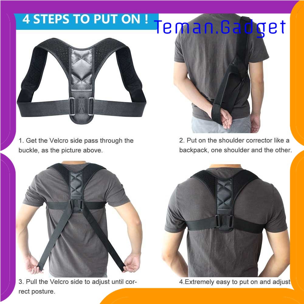 TG - OLR Boodun Tali Body Harness Korektor Postur Punggung Size M - BBJ-15