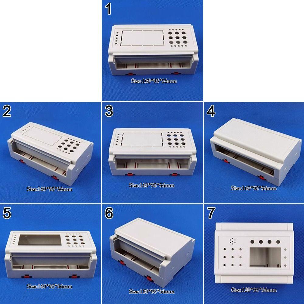 Populer Kotak Proyek Elektronik 7model ABS Plastik PLC Controller Housing Kotak Instrumen