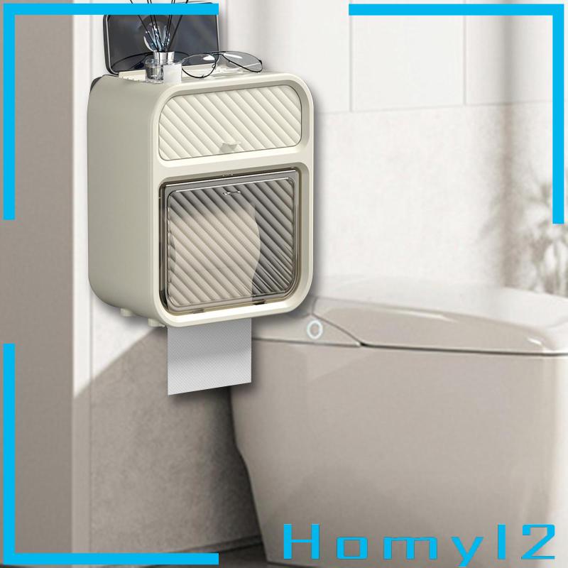 [HOMYL2] Kotak Penyimpanan Tissue Double Layer Bathroom Organizer Untuk Dapur Rumah Kamar Mandi