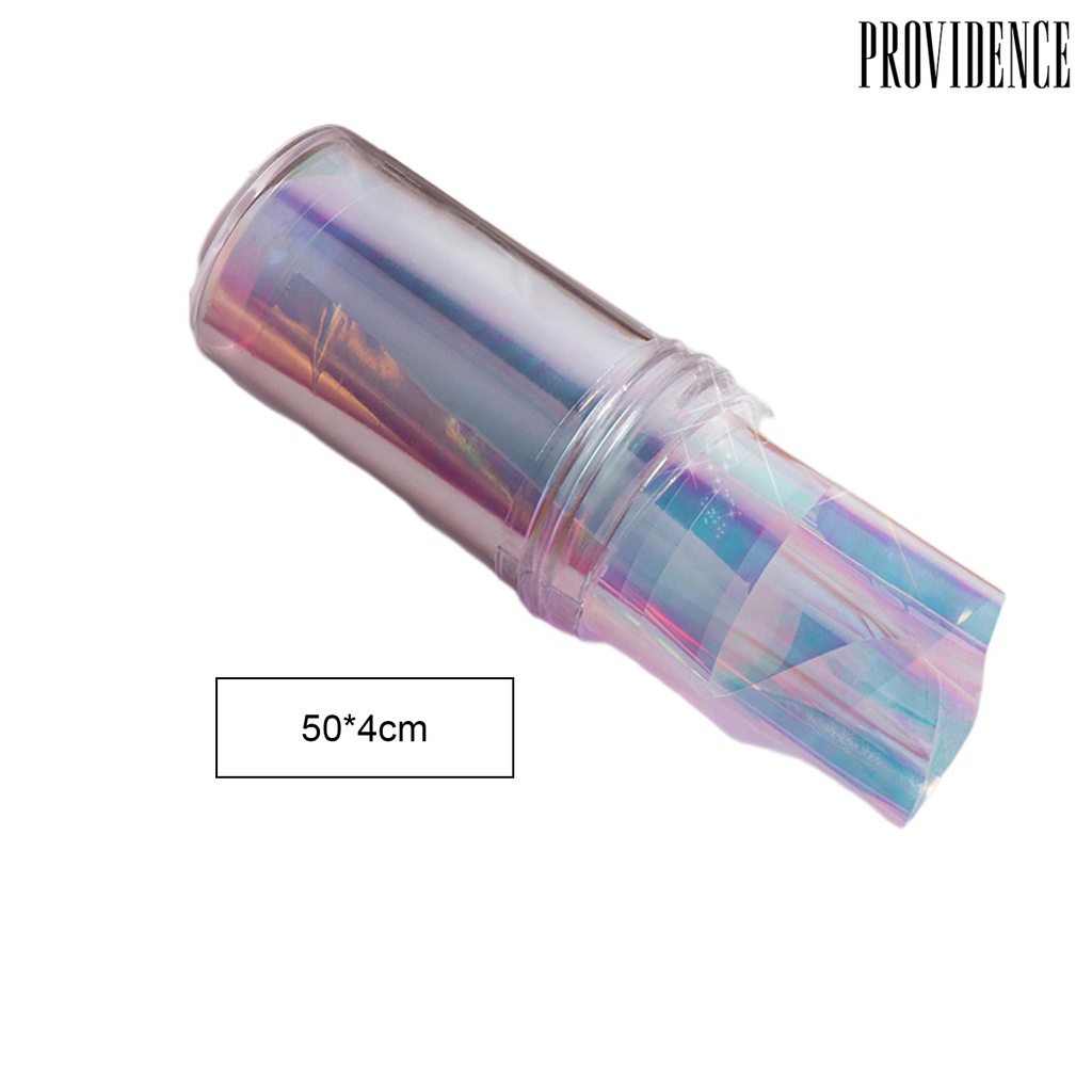 Providence Stiker Kuku Yang Dapat Dilepas Permukaan Mengkilap Plastik DIY Nail Art-Aurora Film Manicure Transfer Kertas Perlengkapan Kuku
