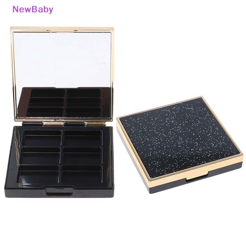 Newbaby5/6grids Kosong Palet Makeup Ditekan Eyeshadow Blush Lip Gloss Lip Case ID