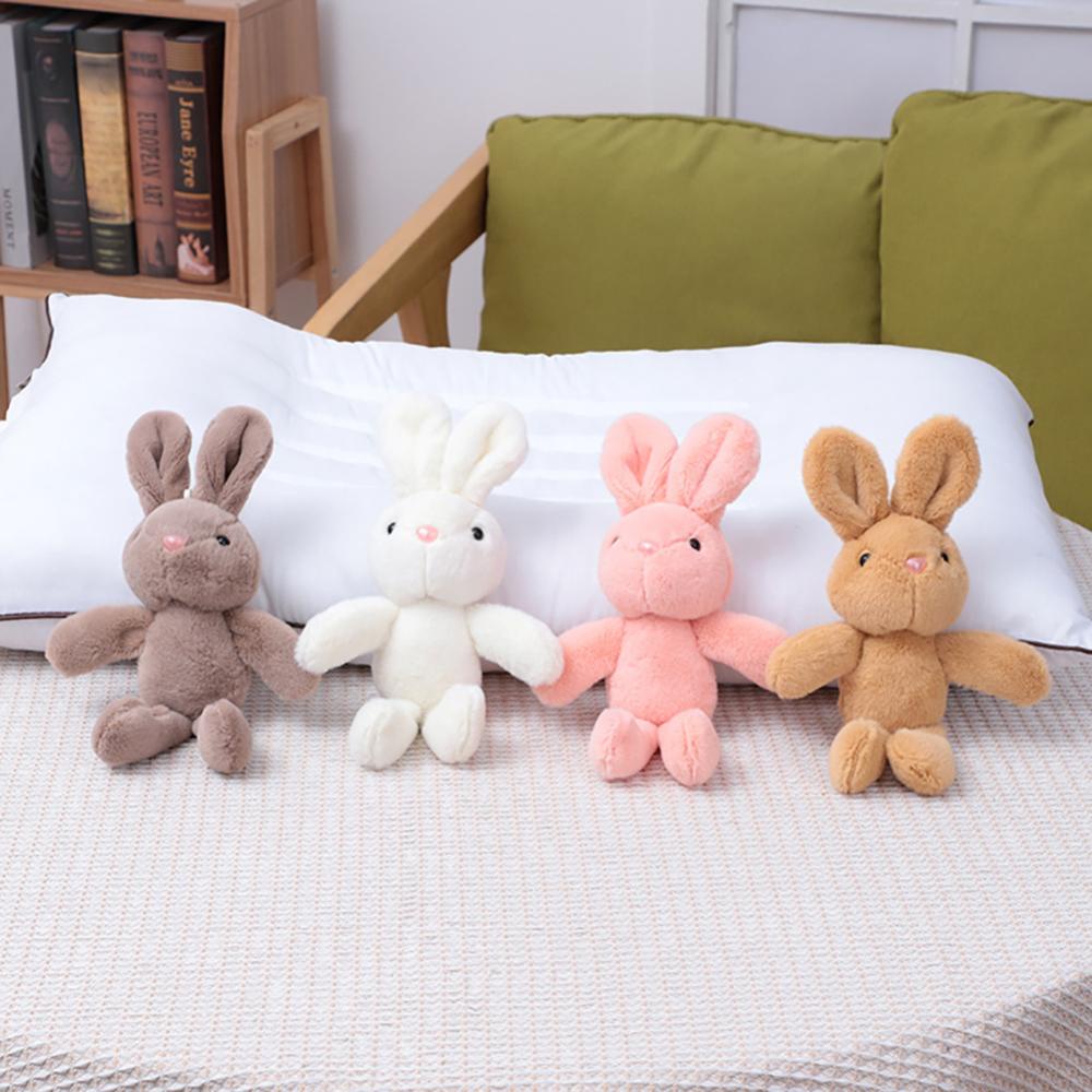 Timekey 25 cm Kelinci Lucu Mainan Mewah Boneka Lembut Bunny Doll Mainan Tidur Anak Perempuan Anak Bayi Plush Animal Mainan Ulang Tahun K7R1