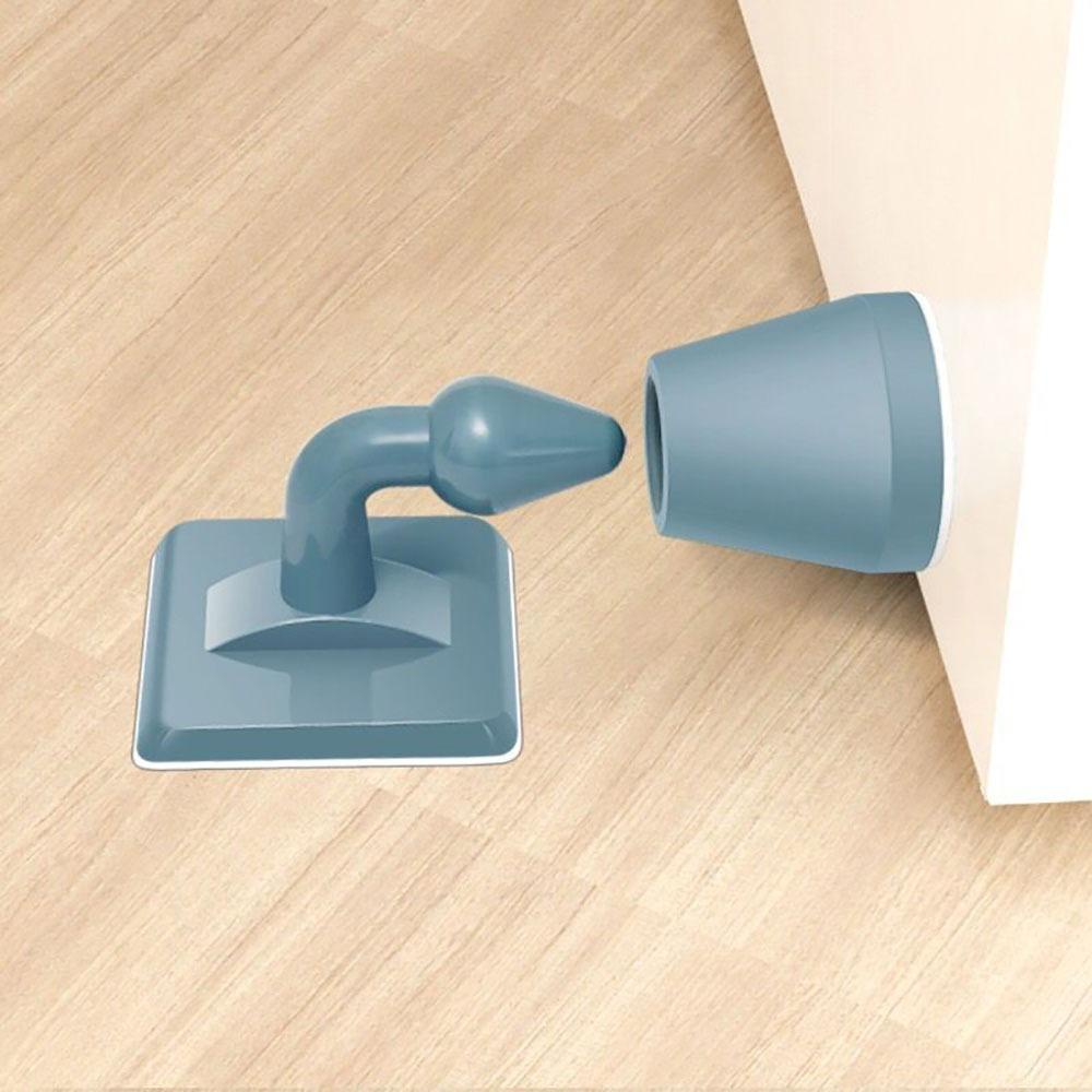 【 ELEGANT 】 Door Stopper Touch Mute Resistance Door Stop Colokan Pintu Gigi Gerbang Anti Bentur