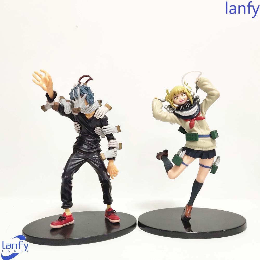 Lanfy Action Figurine Model Koleksi PVC Dekorasi Desktop Shigaraki Tomura Figure Age of Heroes Model Anime Mainan Angka