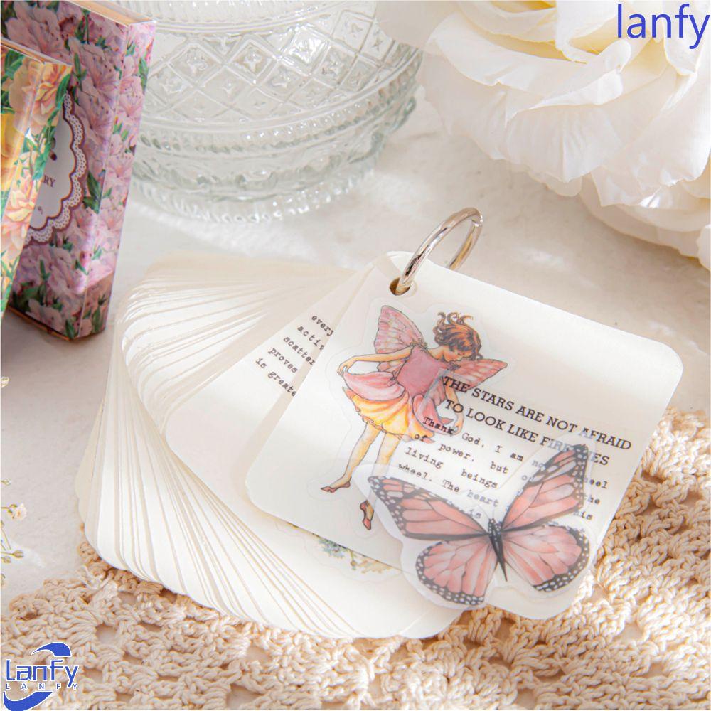 Lanfy Stiker Hewan Peliharaan Lucu Retro Tahan Air Jurnal Dekorasi Bahan Scrapbooking Vintage DIY