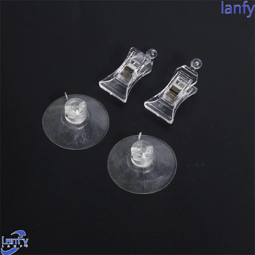 Lanfy Suction Cup Klip Kamar Mall Multifungsi Pintu Jendela Ruang Tamu Auto Clip Card Holder Fixing Clip