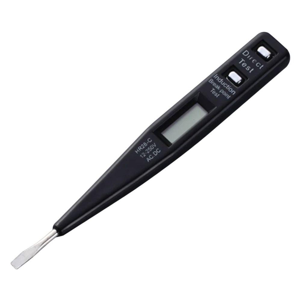TOP 3pcs Voltage Meter Tester Pen Presisi Tinggi LCD Display Power Outlet Detector Indikator Elektrik