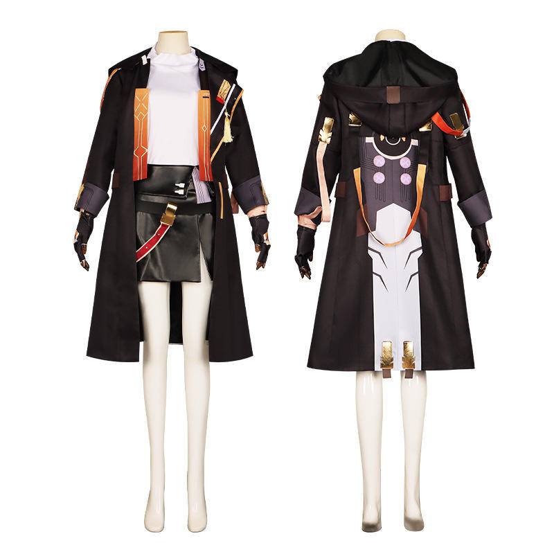 【Wetrose】 Ready Stock Honkai: Star Rail Game Cosplay Costume Trailblazer Stella Stelle Wanita Halloween Kostum Full Set