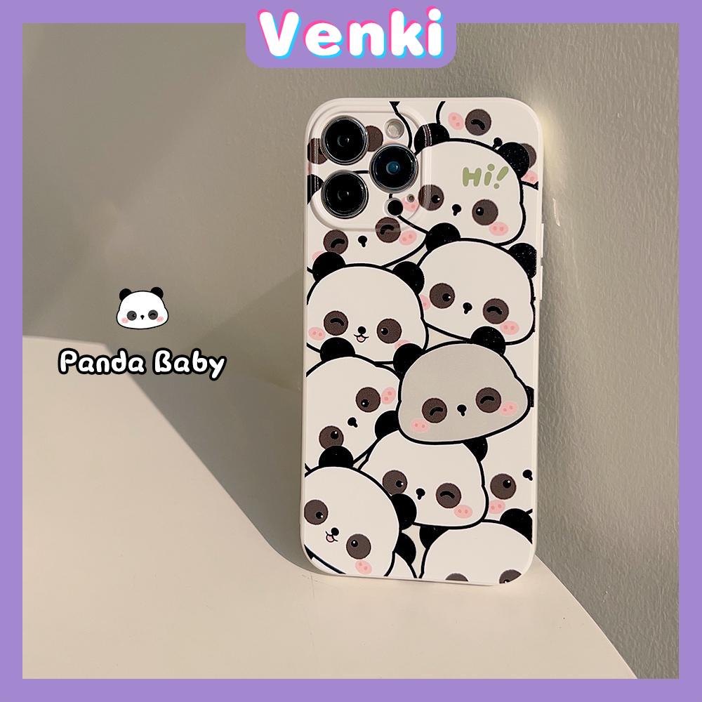 VENKI - For iPhone 11 iPhone Case White Glossy TPU Soft Shell Shockproof Phase Cover Protection Cute Red Panda Compatible with iPhone 14 13 Pro max 12 Pro Max xr xs max 7Plus 8Plus