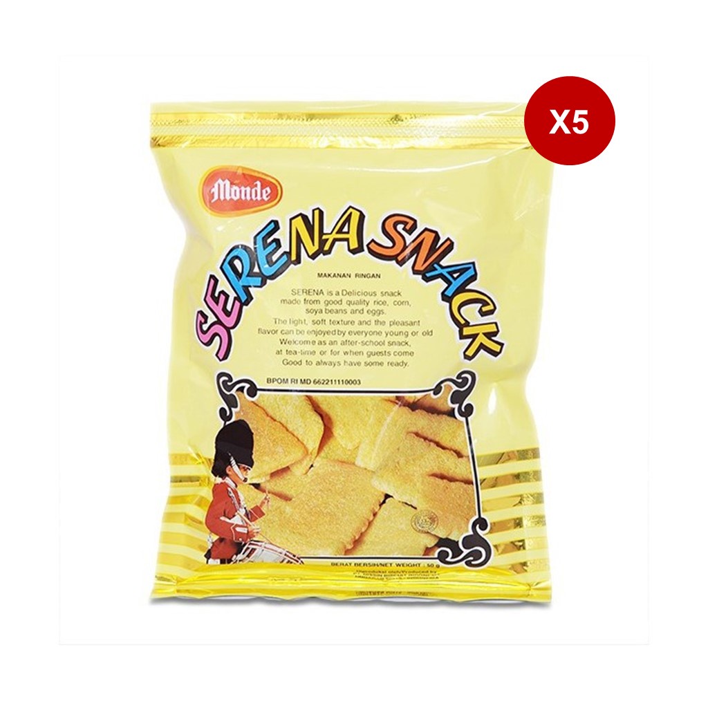 

Monde Serena Snack Gold 60 gr x5