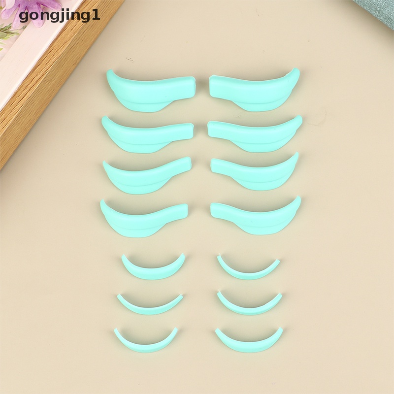 Ggg 7pasang Penjepit Bulu Mata Silicone Eyelash Perming Shield Pads Alat Makeup ID