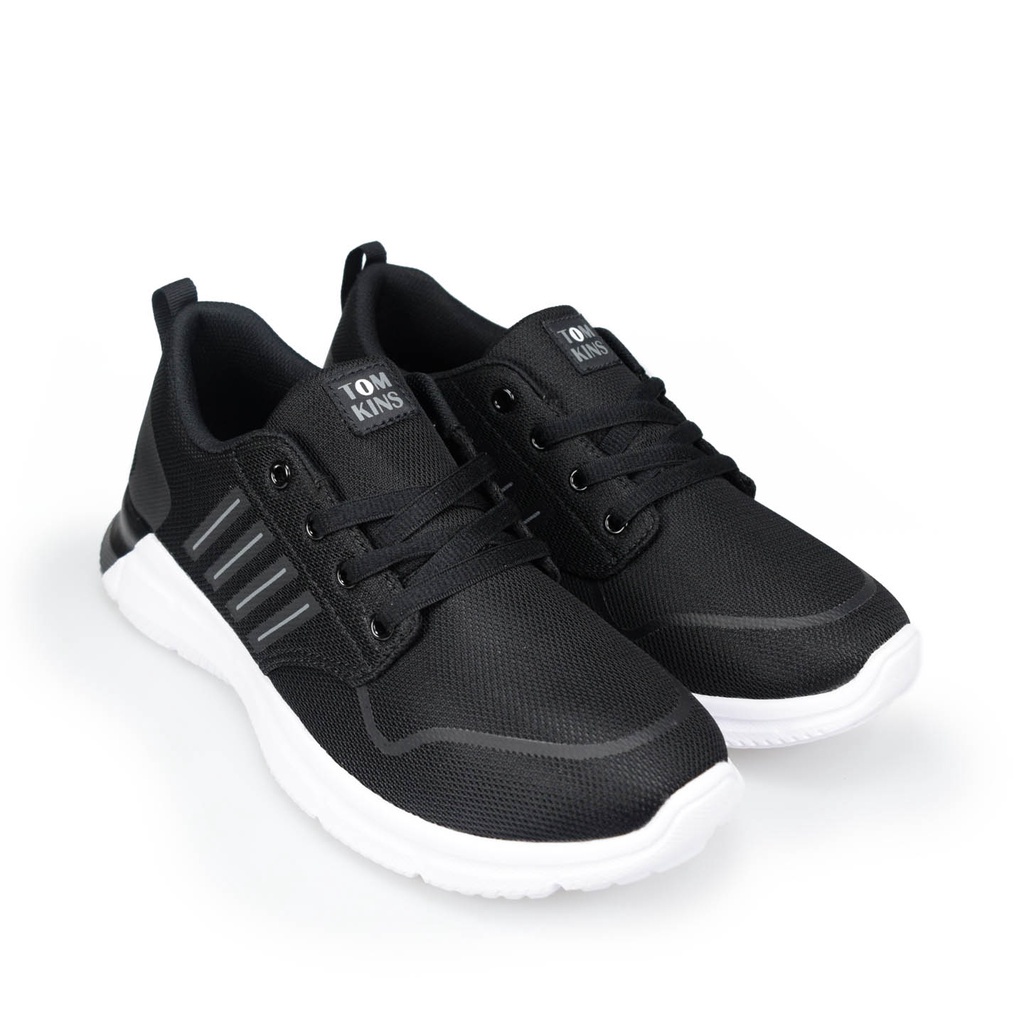 TOMKINS Sneakers Pria Bromates - Black WhiteRAMAYANA JAKTIM