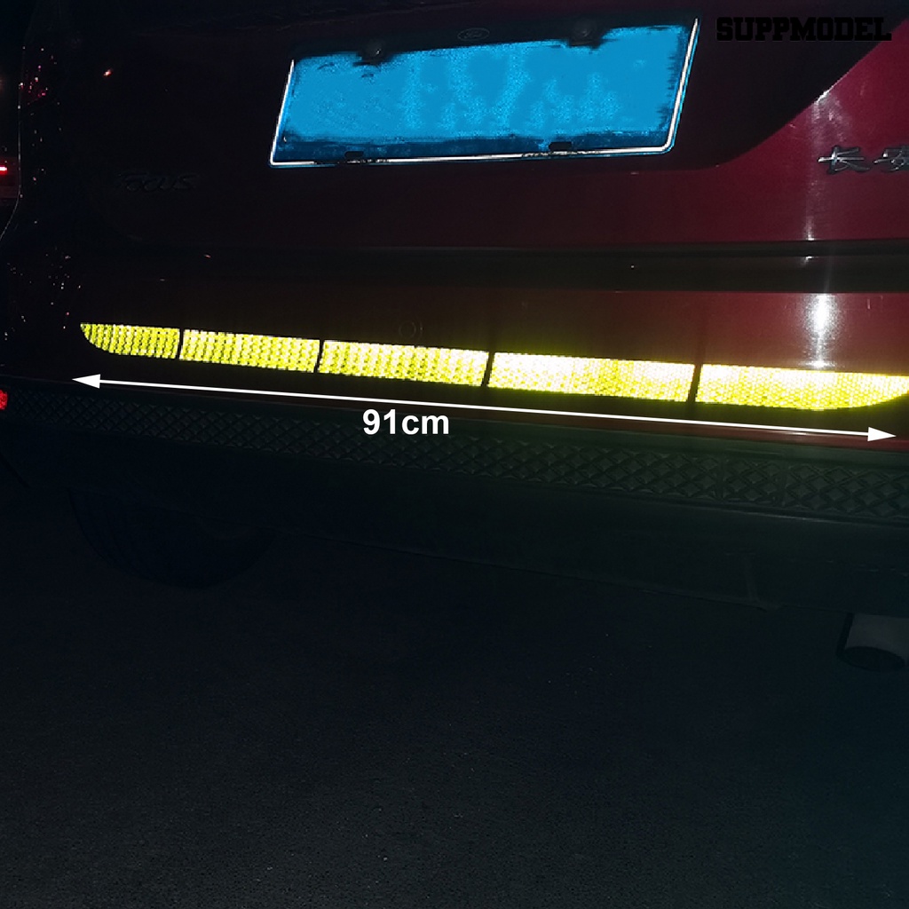 [SM Auto] 5Pcs/Set Stiker Reflektif Gaya Pelindung Tahan Air Body Mobil Tape Reflektif Untuk Kendaraan