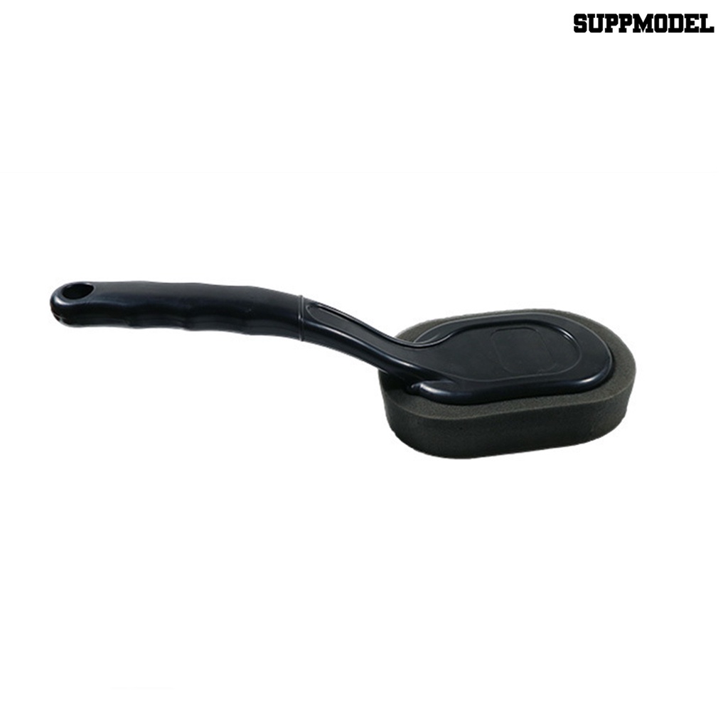 [SM Otomatis] Aplikator Pembersih Ban Desain Arc Spons Tahan Aus Sikat Pembersih Ban Mobil Dengan Gagang Panjang Untuk Ban Mobil