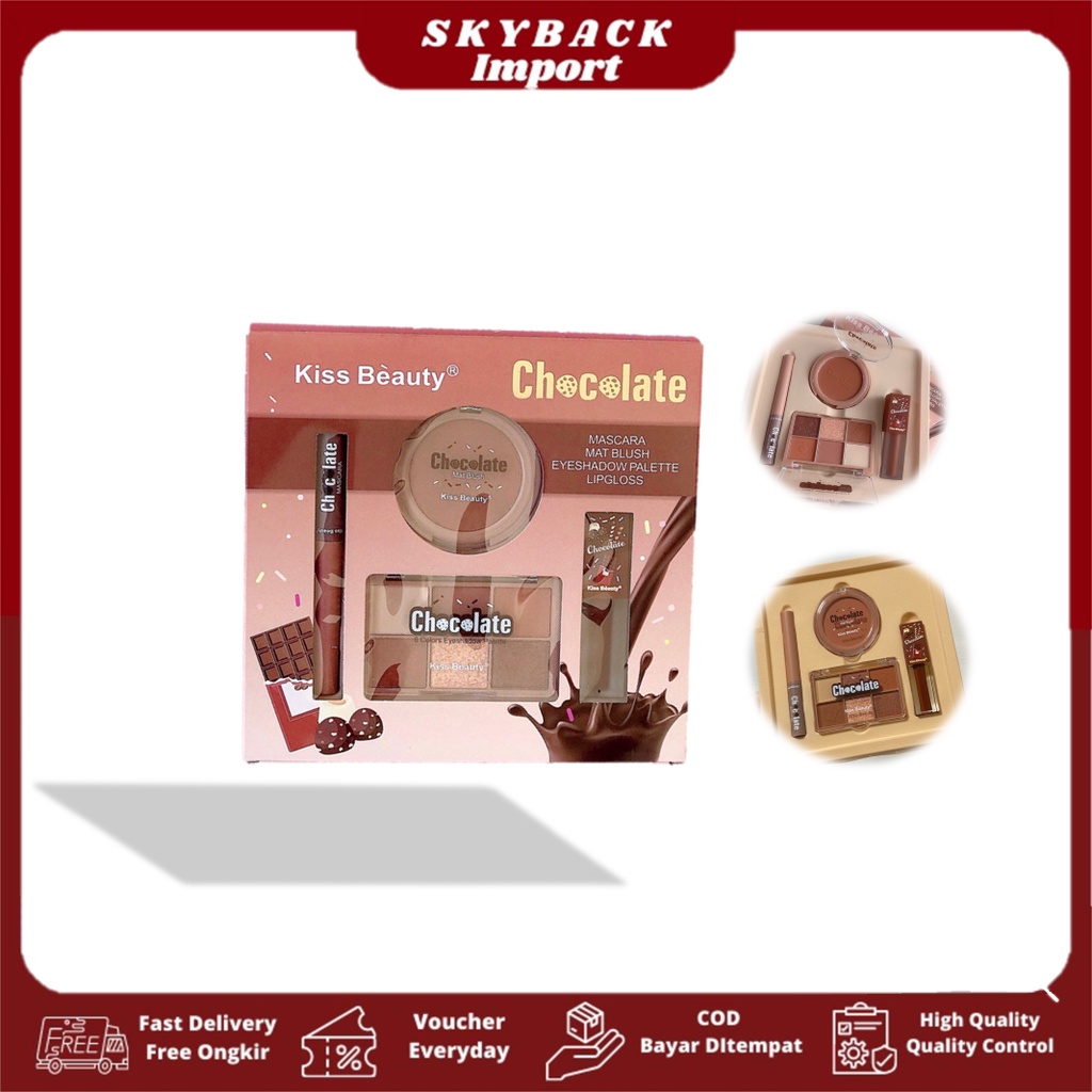 Kiss beauty Chocolate Set Makeup Kit SK