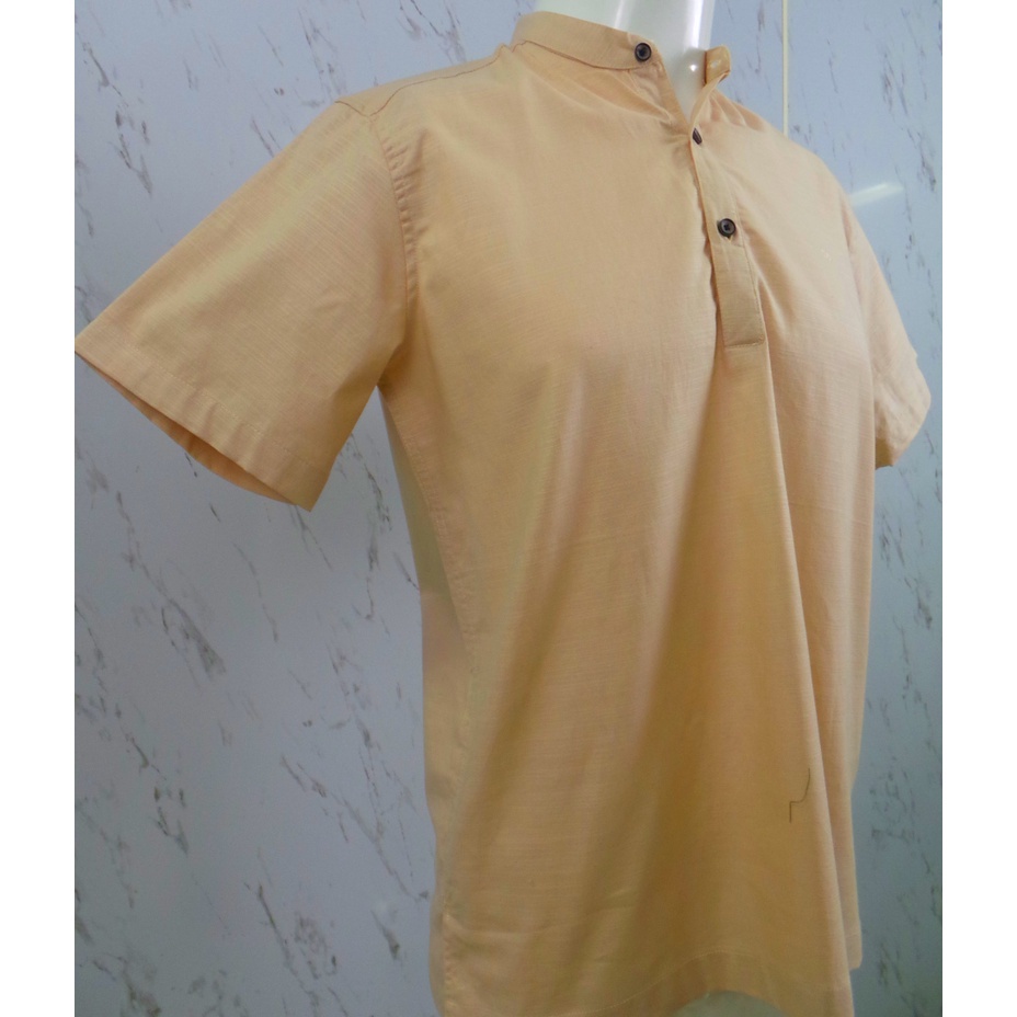 Posemer Koko Pria Lengan Pendek Polos WARNA CREAMRAMAYANA JAKTIM